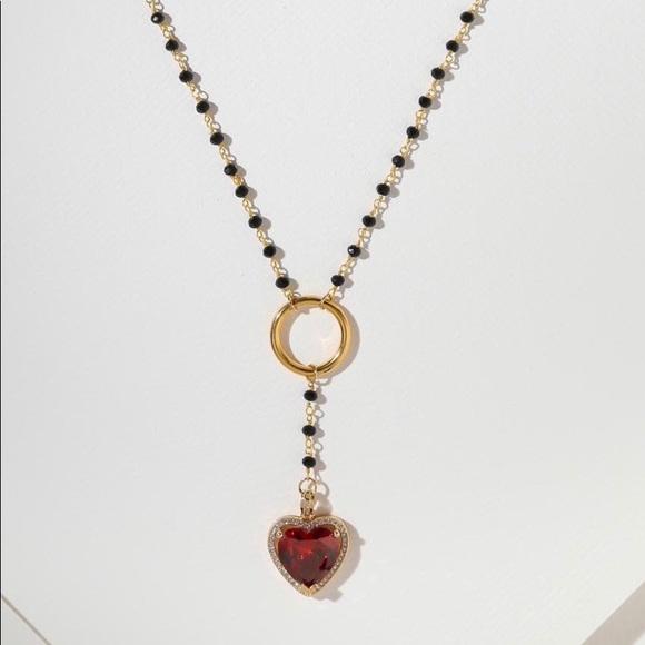Vanessa Mooney Cherry Heart Rosary 